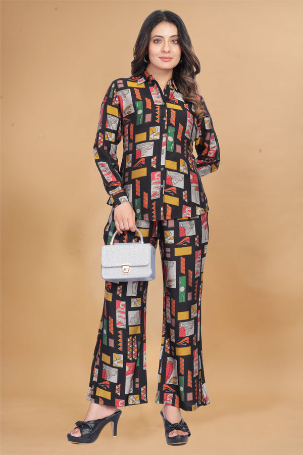 Geometric Blocks Co-Ord Set 5 Piece (MOQ : 1 Set)