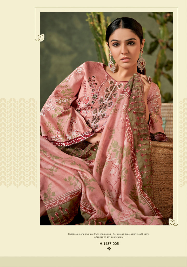 Al Zohaib Digital Print Embroidery Un-Stitched Suits