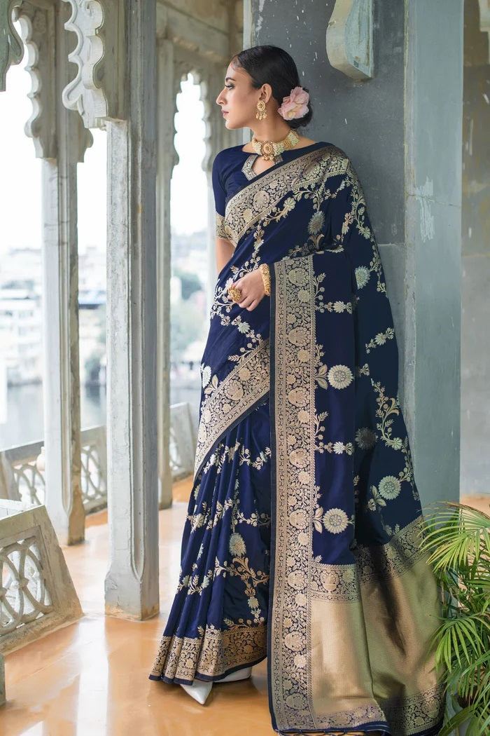 Luxurious Lichi Silk Sarees